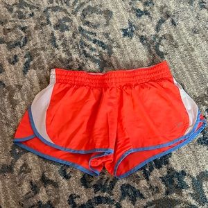 Bright color Nike dri-fit running shorts